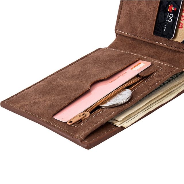 2019 New Men Wallets Small Money Purses Wallets New Design Dollar Price Top Men Thin Wallet With Coin Bag Zipper Wallet L027
