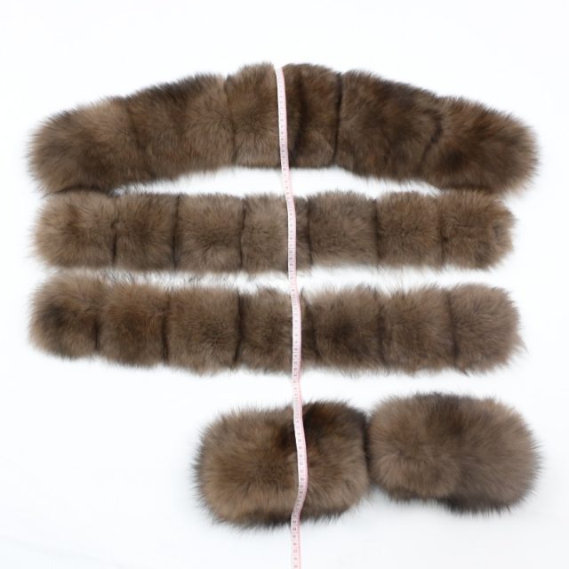 Women's Long Parka. Real Fur. Natural Fox Fur Hood. Winter Jacket