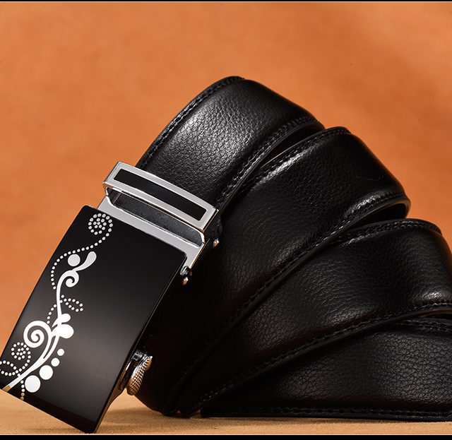DESTINY Belt Men Luxury Famous Brand Designer High Quality Male Genuine Leather Strap White Automatic Buckle Belt Ceinture Homme