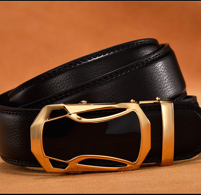 DESTINY Belt Men Luxury Famous Brand Designer High Quality Male Genuine Leather Strap White Automatic Buckle Belt Ceinture Homme