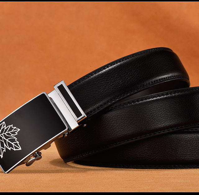 DESTINY Belt Men Luxury Famous Brand Designer High Quality Male Genuine Leather Strap White Automatic Buckle Belt Ceinture Homme