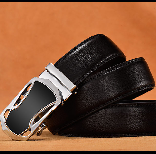 DESTINY Belt Men Luxury Famous Brand Designer High Quality Male Genuine Leather Strap White Automatic Buckle Belt Ceinture Homme