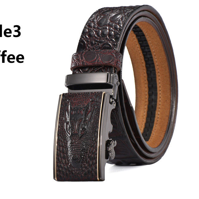 DESTINY Designer Belts Men High Quality Male Genuine Leather Strap Waist Crocodile Luxury Famous Brand Wedding Ceinture Homme