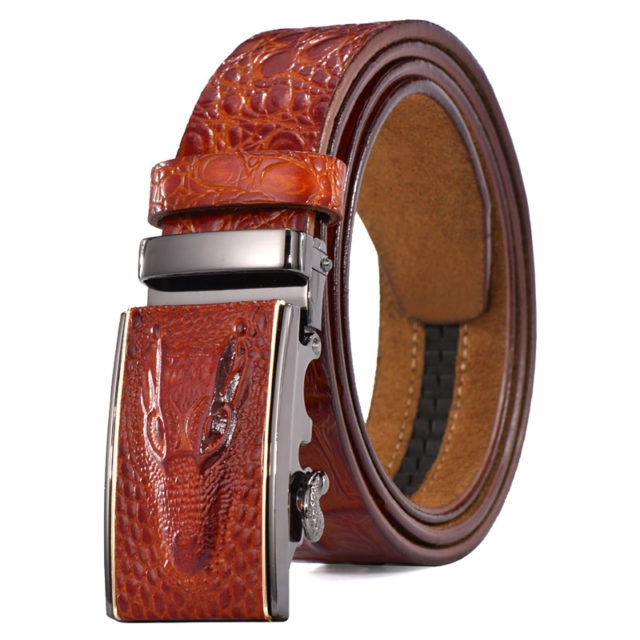 DESTINY Designer Belts Men High Quality Male Genuine Leather Strap Waist Crocodile Luxury Famous Brand Wedding Ceinture Homme