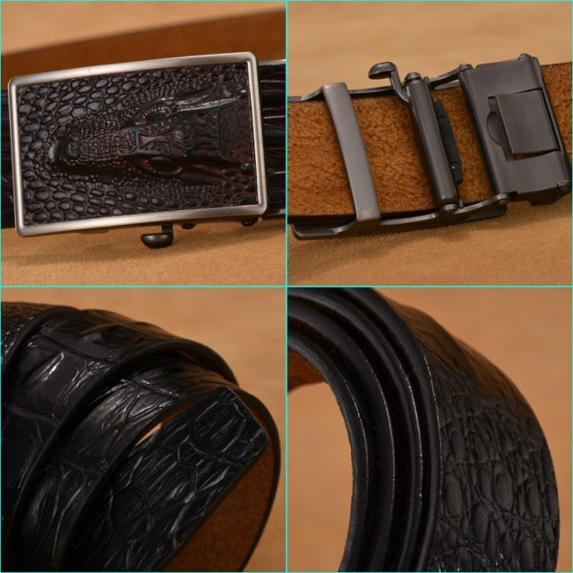 DESTINY Designer Belts Men High Quality Male Genuine Leather Strap Waist Crocodile Luxury Famous Brand Wedding Ceinture Homme