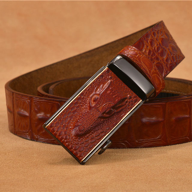 DESTINY Designer Belts Men High Quality Male Genuine Leather Strap Waist Crocodile Luxury Famous Brand Wedding Ceinture Homme