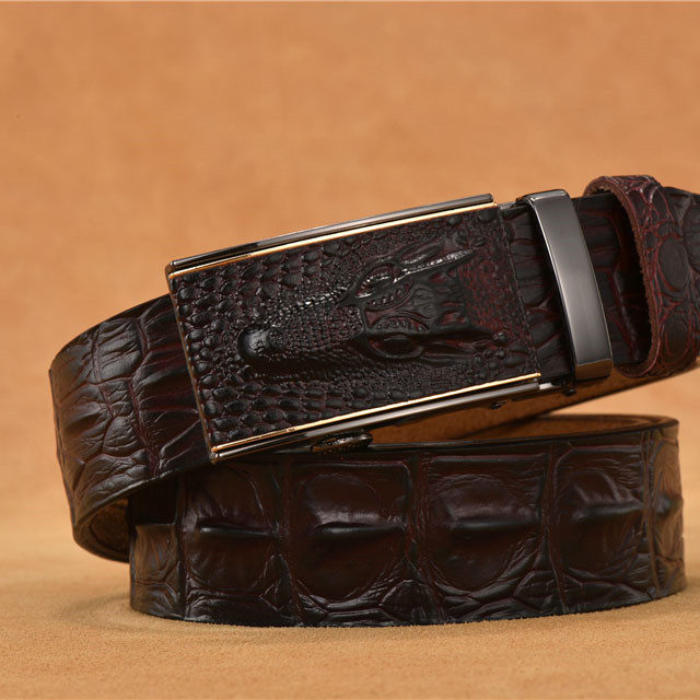 DESTINY Designer Belts Men High Quality Male Genuine Leather Strap Waist Crocodile Luxury Famous Brand Wedding Ceinture Homme