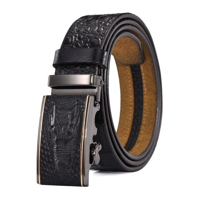 DESTINY Designer Belts Men High Quality Male Genuine Leather Strap Waist Crocodile Luxury Famous Brand Wedding Ceinture Homme