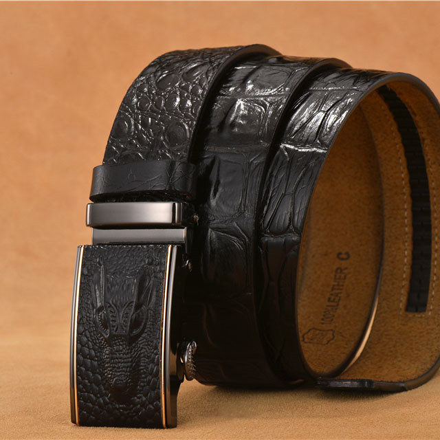 DESTINY Designer Belts Men High Quality Male Genuine Leather Strap Waist Crocodile Luxury Famous Brand Wedding Ceinture Homme