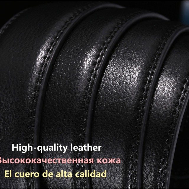 DESTINY Cow Leather Belt Men High Quality Metal Automatic Buckle Famous Brand Designer Fashion Strap Male Ceinture Homme Jeans