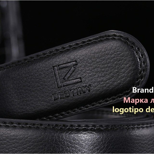 DESTINY Cow Leather Belt Men High Quality Metal Automatic Buckle Famous Brand Designer Fashion Strap Male Ceinture Homme Jeans