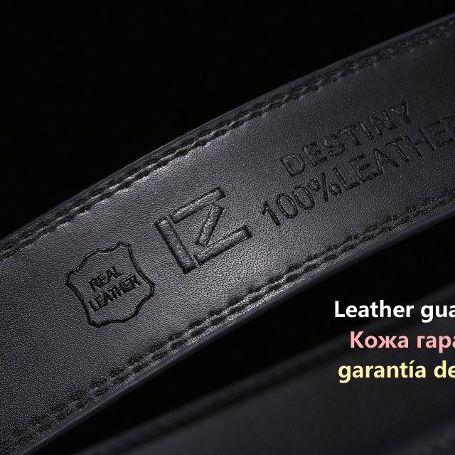 DESTINY Cow Leather Belt Men High Quality Metal Automatic Buckle Famous Brand Designer Fashion Strap Male Ceinture Homme Jeans