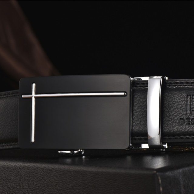 DESTINY Cow Leather Belt Men High Quality Metal Automatic Buckle Famous Brand Designer Fashion Strap Male Ceinture Homme Jeans