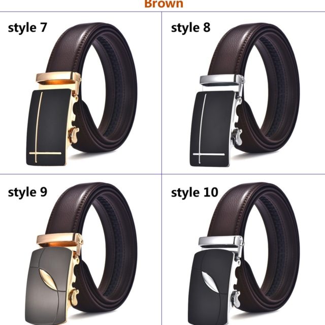 DESTINY Cow Leather Belt Men High Quality Metal Automatic Buckle Famous Brand Designer Fashion Strap Male Ceinture Homme Jeans