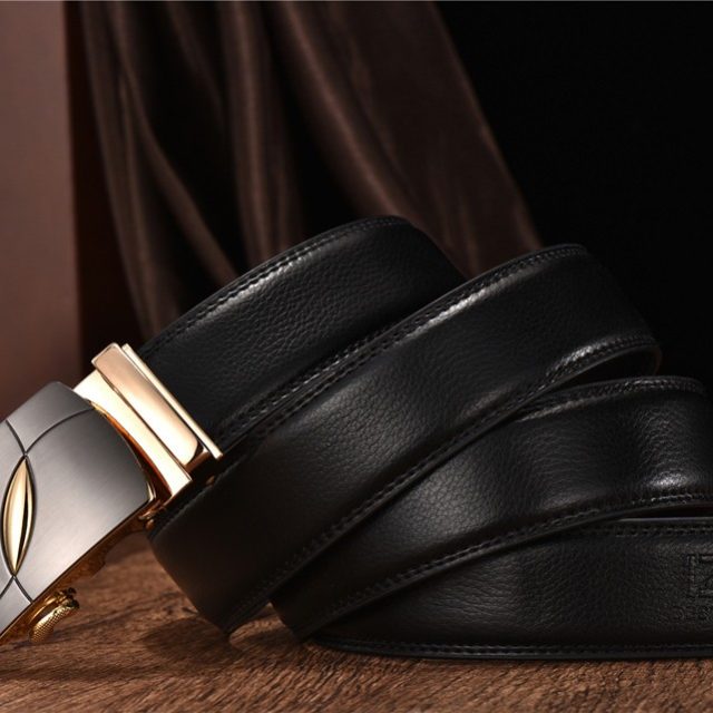 DESTINY Cow Leather Belt Men High Quality Metal Automatic Buckle Famous Brand Designer Fashion Strap Male Ceinture Homme Jeans