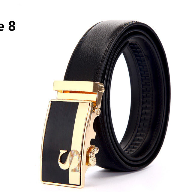 DESTINY Gold Belts For Men Luxury Brand Famous Designer Male Genuine Leather Strap High Quality Metal Automatic Cinto Ceinture