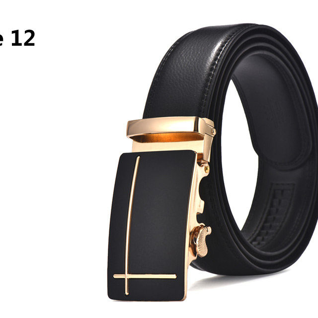 DESTINY Gold Belts For Men Luxury Brand Famous Designer Male Genuine Leather Strap High Quality Metal Automatic Cinto Ceinture