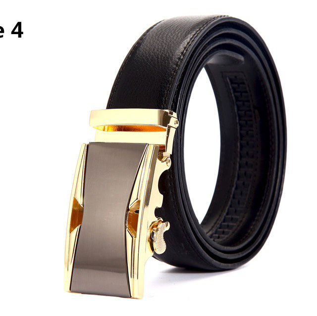 DESTINY Gold Belts For Men Luxury Brand Famous Designer Male Genuine Leather Strap High Quality Metal Automatic Cinto Ceinture