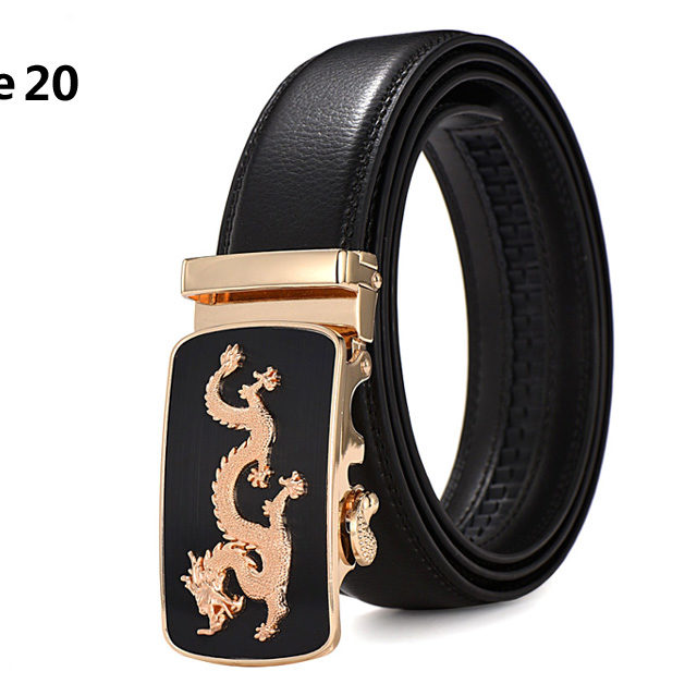 DESTINY Gold Belts For Men Luxury Brand Famous Designer Male Genuine Leather Strap High Quality Metal Automatic Cinto Ceinture