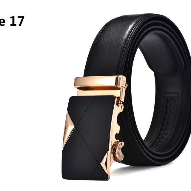 DESTINY Gold Belts For Men Luxury Brand Famous Designer Male Genuine Leather Strap High Quality Metal Automatic Cinto Ceinture