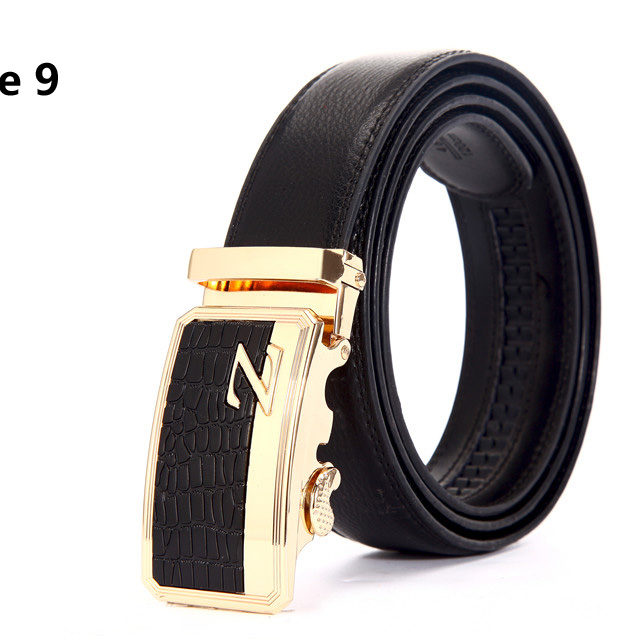 DESTINY Gold Belts For Men Luxury Brand Famous Designer Male Genuine Leather Strap High Quality Metal Automatic Cinto Ceinture
