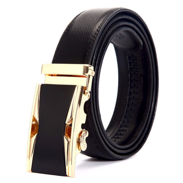 Men's Luxury Leather Belt. Various Styles (Alligator, Panther, etc)