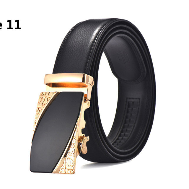 DESTINY Gold Belts For Men Luxury Brand Famous Designer Male Genuine Leather Strap High Quality Metal Automatic Cinto Ceinture