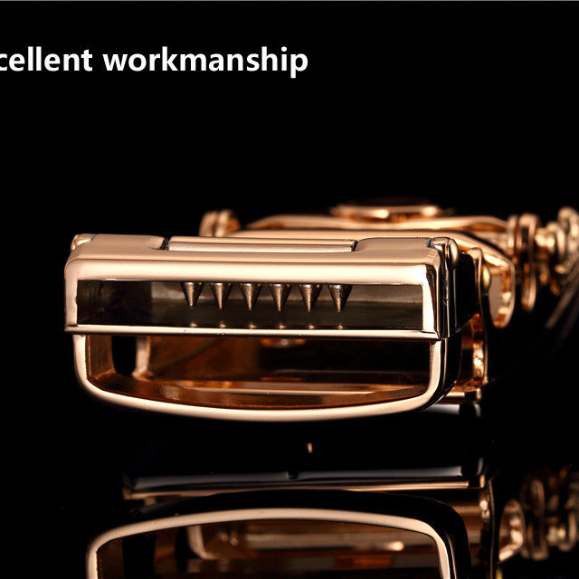 Men's Luxury Leather Belt. Various Styles (Alligator, Panther, etc)