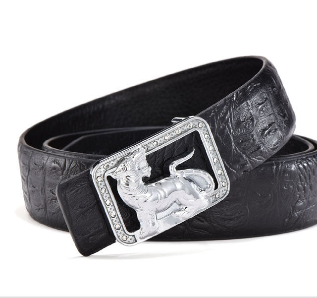 Men's High Quality Genuine Leather Tiger Belt.