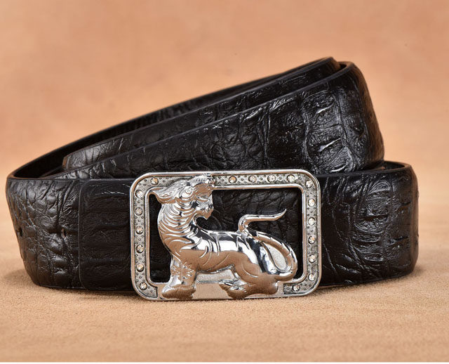 DESTINY Famous Designer Belts Men High Quality Male Genuine Leather Strap Waist Wedding belt Luxury Brand Crocodile Gold Tiger