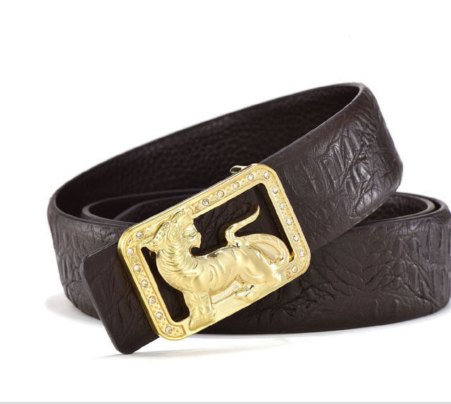 Men's High Quality Genuine Leather Tiger Belt.