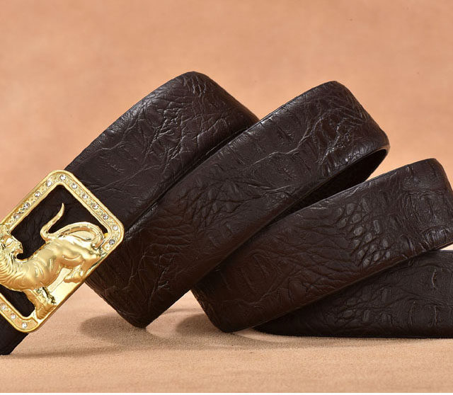 DESTINY Famous Designer Belts Men High Quality Male Genuine Leather Strap Waist Wedding belt Luxury Brand Crocodile Gold Tiger