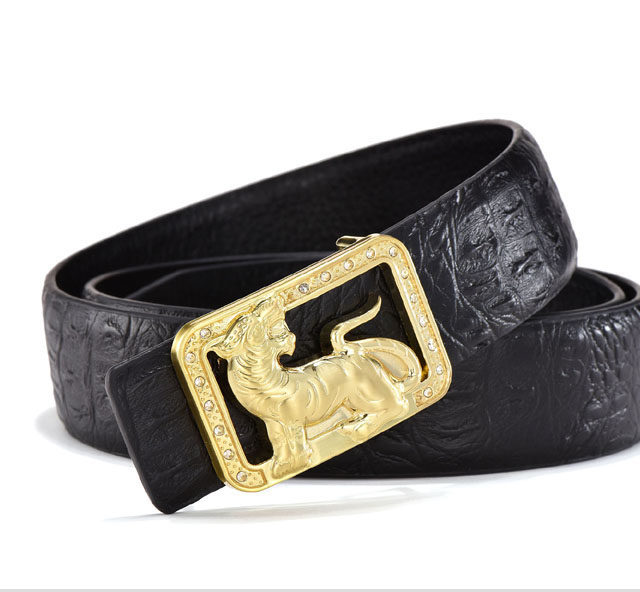 Men's High Quality Genuine Leather Tiger Belt.