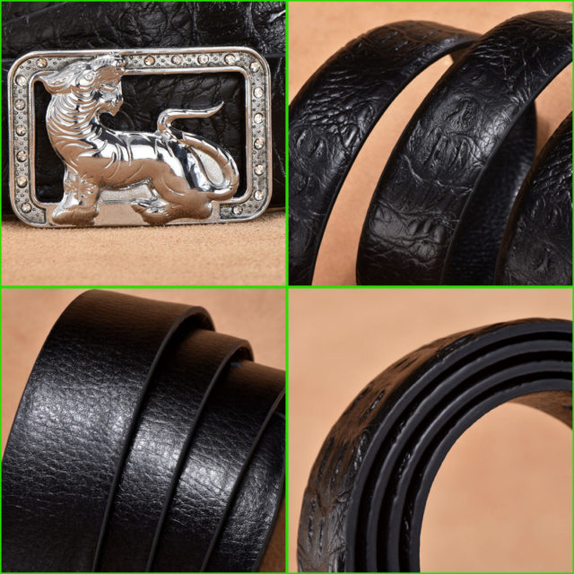 DESTINY Famous Designer Belts Men High Quality Male Genuine Leather Strap Waist Wedding belt Luxury Brand Crocodile Gold Tiger