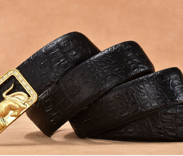DESTINY Famous Designer Belts Men High Quality Male Genuine Leather Strap Waist Wedding belt Luxury Brand Crocodile Gold Tiger