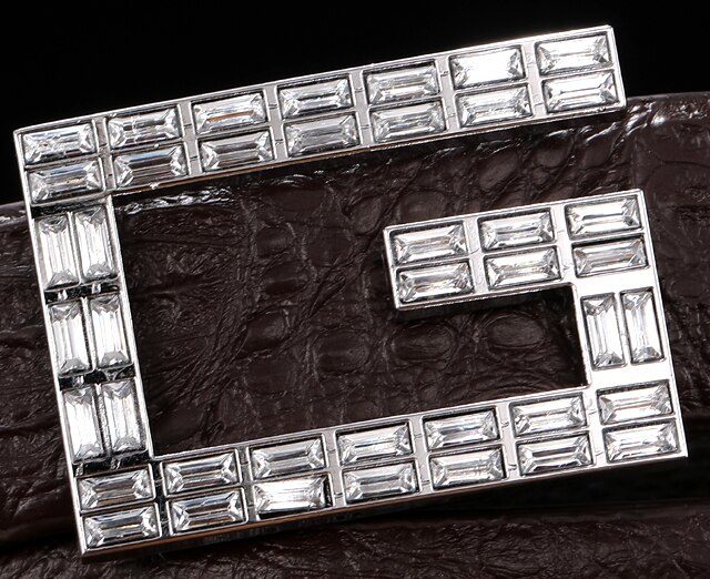 DESTINY Belts Men Luxury Famous Brand Designer High Quality Male Genuine Leather Strap Waist Wedding Crocodile GG Belt Fashion