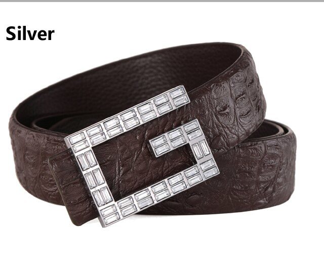 DESTINY Belts Men Luxury Famous Brand Designer High Quality Male Genuine Leather Strap Waist Wedding Crocodile GG Belt Fashion