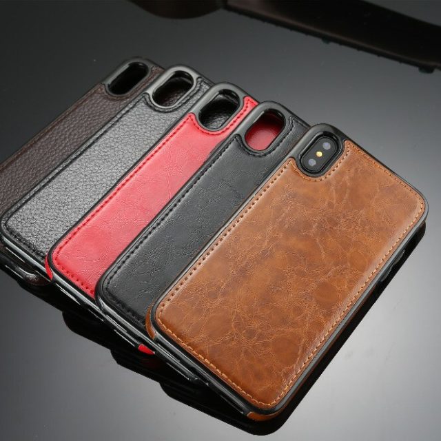 For iPhone X XS Max Luxury Leather Car Magnetic Women men's Business Cell Phone Cases For iPhone XR 6 6s 7 8 plus Case Cover