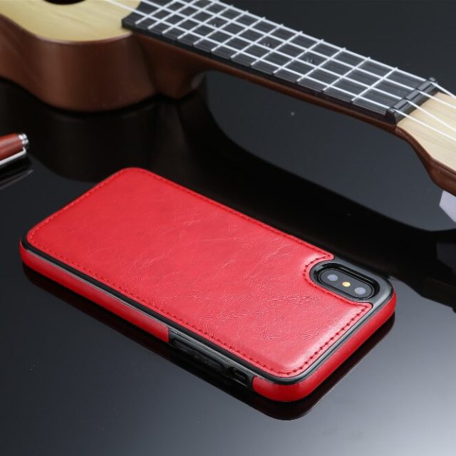 For iPhone X XS Max Luxury Leather Car Magnetic Women men's Business Cell Phone Cases For iPhone XR 6 6s 7 8 plus Case Cover