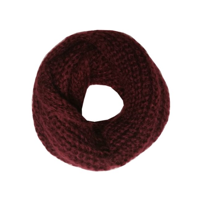 leo anvi crochet scarf infinity thick winter scarves women fashion Keep warm colorful unisex pattern tube ring scarf men