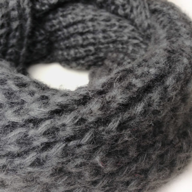 leo anvi crochet scarf infinity thick winter scarves women fashion Keep warm colorful unisex pattern tube ring scarf men